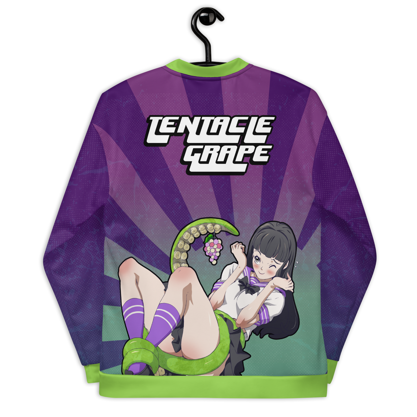 Tentacle Grape Unisex Bomber Jacket