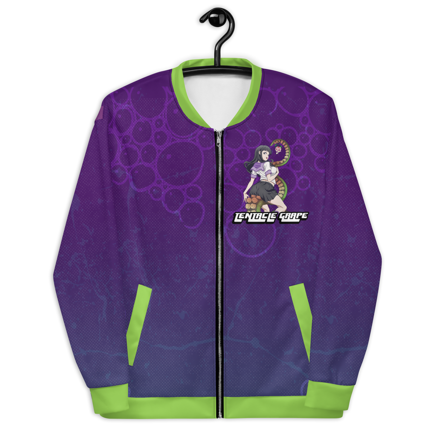 Tentacle Grape Unisex Bomber Jacket