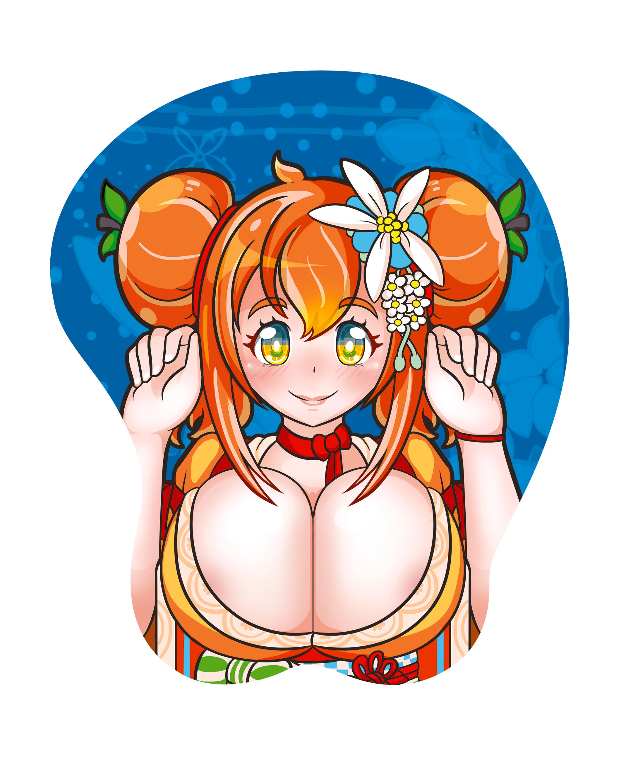 Mikan Oppai Orange Mousepad